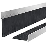 Industrielle Streifenbürste aus Aluminiumlegierung, H/F/T, für Werkzeugmaschinen, Schränke und Türen, robuste Abdichtungs- und Reinigungslösung (120 mm)