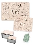 ABENTEUERNAH Eurokistendeckel personalisiert, Deckel für Eurokiste als Geschenk für Männer, Camper, Camping Sitzkiste für Outdoor Fans (Rumpelkiste, klein 30x40cm)