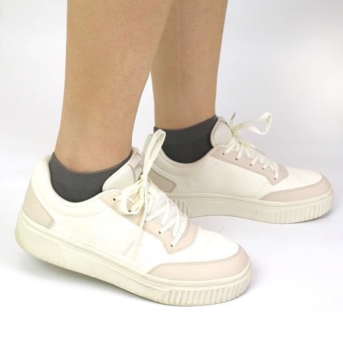 Image of Thin Ankle Viscose Bamboo Low Cut Socks for Women Breathable Wholesale Lightweight Socks Bulk Family Pack 50 Pairs