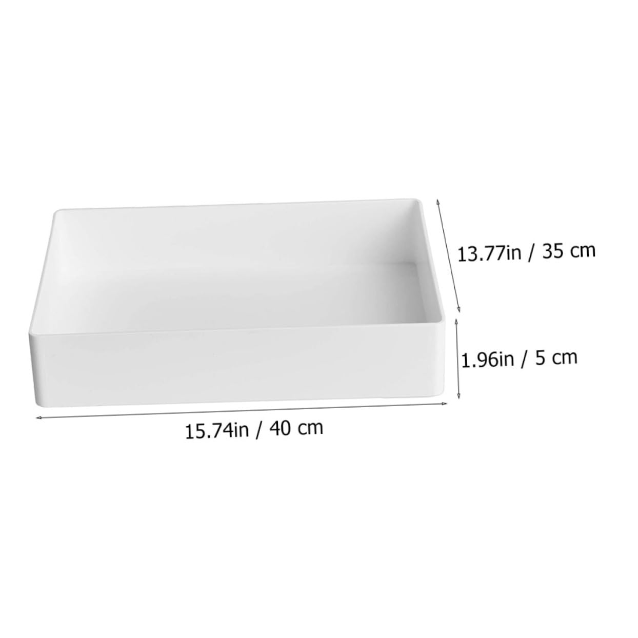 MAGICLULU Plateau de Rangement Blanc en Polypropylène PP, Étanche et Transportable, Organise Les Pipettes et Petits Consommables pour Laboratoire ou Bureau