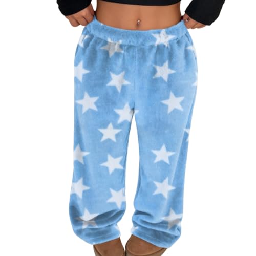 Image of Leopard Pants Women Therian Fuzzy Pajama Pants Y2k Cheetah Pants Grunge High Waisted Fluffy Pants