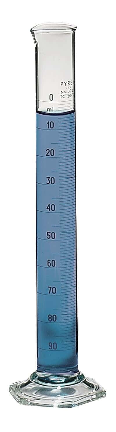 Cilindro graduado Pyrex 3025-1L de vidrio con capacidad de 1000 ml 2