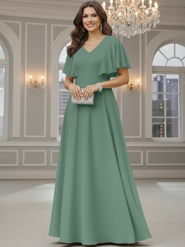 Image of KOH KOH Womens Long Elegant Bridesmaid Evening Cocktail Modest Maxi Dress