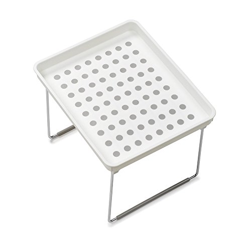 madesmart Small Stacking Shelf, White