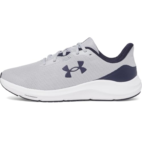 Under Armour Sneaker da Uomo Charged Pursuit 4, (011) MOD Grigio/Blu Marino Mezzanotte/Blu Marino Notte, 46 EU