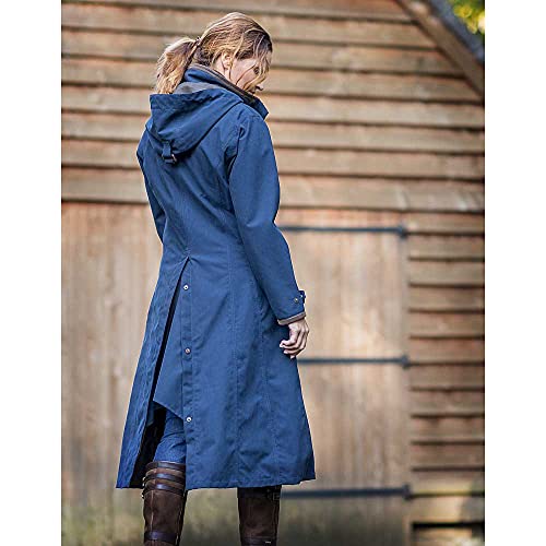Baleno Kensington Ladies Riding Coat - Navy Blue / UK 6 - 2
