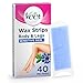Veet Easy-Gelwax Hair Removal Strips Legs & Body - Sensitive Skin - 20 Pieces - View #8