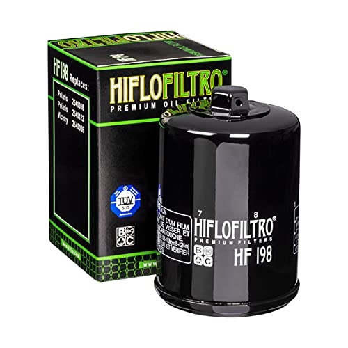 Filtre à huile Hiflofiltro HF198 pour quad Polaris Sportsman 700