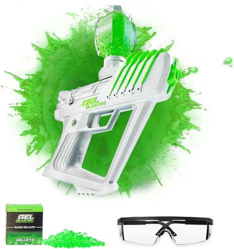 Gel Blaster The Original Surge - Lanzador de Bolas de Gel de Alto Rendimiento | Modos semiautomático y automático | 10K Rondas | Alcance de 30 Metros | Incluye 800 Rondas | para Mayores de 14 años