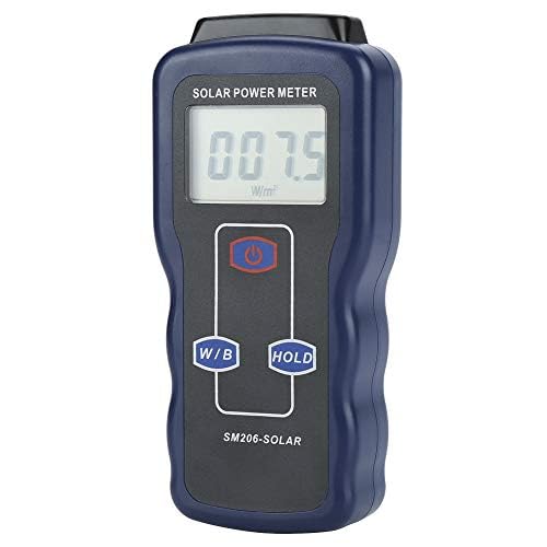 Solar Power Meter SM206 Digital Solar Power Meter Sonnenlichtmessgerät für Strahlungsmessgeräte Solar Power Strahlungsmessgerät