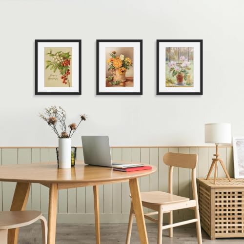 Image of Picrit 14x17 Black Picture Frame, Poster Frame for Wall, 3 Pack