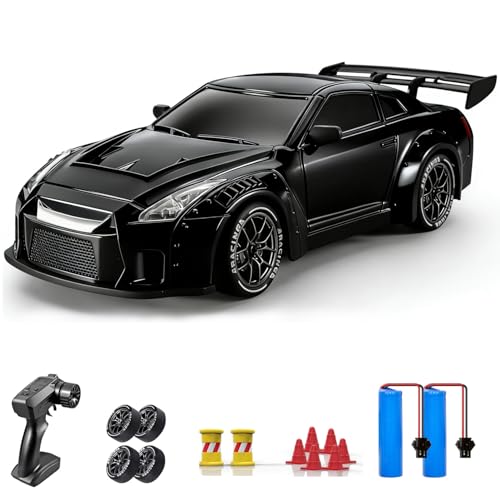 ACAMMZAR RC Drift Car, 1:24 Remote Control Car for Kids, 20KM/H 4WD High Speed RC Cars with Lights...
