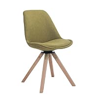 Besucherstuhl Troyes Drehbar Stoff Rund grau walnuss (eiche) | 311794