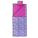 Wildkin Original Sleeping Bag, Features Matching Travel Pillow and Coordinating Storage Bag, Perfect for Sleeping On-the-Go – Watercolor Ponies