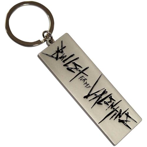 Rock Off officially licensed products Bullet For My Valentine Engraved Band Logo Keychain One Size