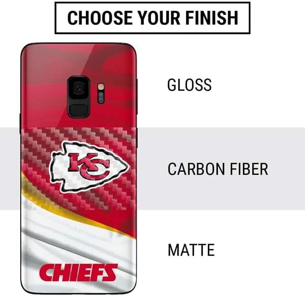 Skinit Decal Phone Skin Compatible with Samsung Galaxy S9 - Officially Licensed NFL Kansas City Chiefs Design