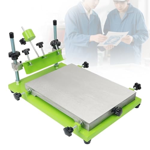 Manual Screen Printer Kit,Sealed Bearings, Enhanced Stability,Free Matching Squeegee for DIY Printing,Perfect for Fabric,Wood,Plastic & Paper Printing Projects,590 * 440