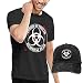 Produktbild GTGTH Zombie Outbreak Response Gruppe 2 Herrenhemd Kurzarm Adult Fashion Shirt + Cowboyhut