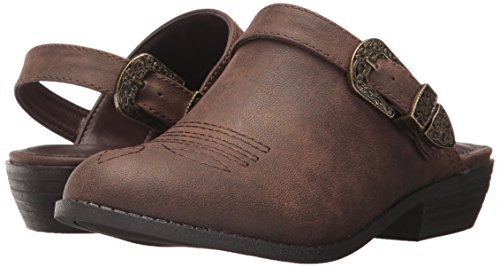 NINA Girls' deb Slip-On, Brown, 13 M US Little Kid