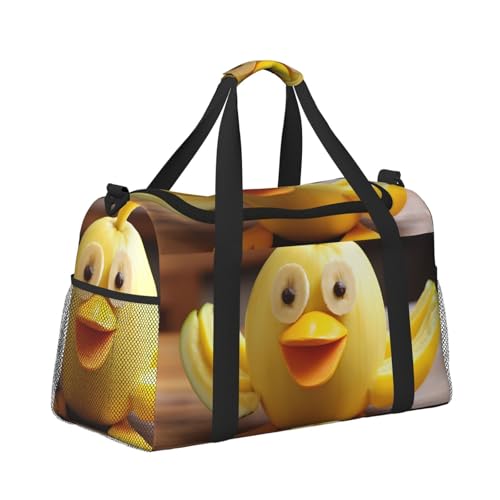 Pretty Ducklings Handheld travel bag weekend bag fitness yoga bag suitable for fitness and other scenarios3