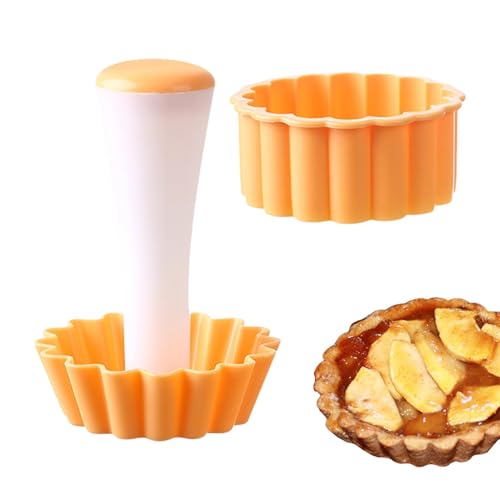 Kit presse à pâte sablée, moules à , presse à pâte à pâtisserie, moule à muffins pour cupcake amovible anti-adhésif de qualité alimentaire pour...
