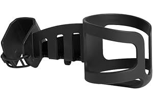 Quick-Install Cup Holder Prevents Spills - Convenient Storage of Cup, Phone, and...