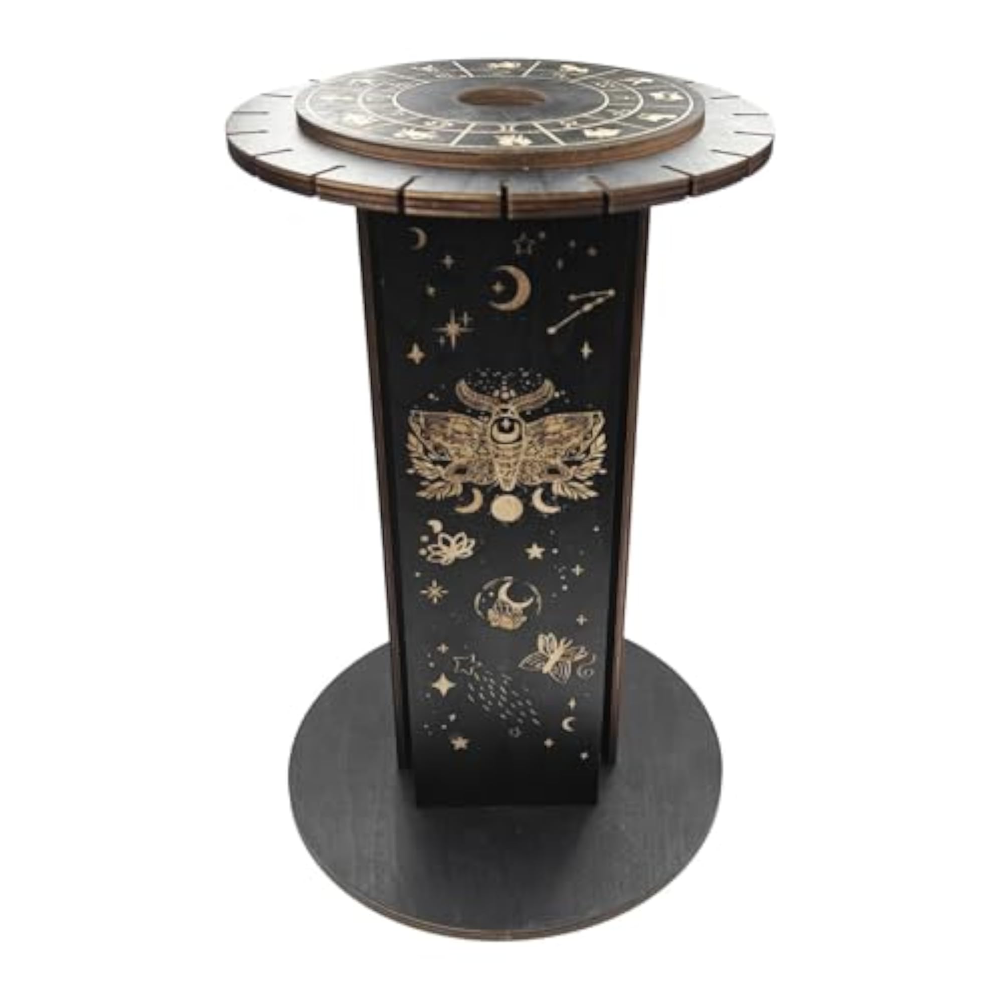 Wooden Crystal Holder for Rock Gemstones Collection