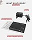 FeinTech AX210 HDMI 2.1 Audio Extractor 4K 120Hz 8K VRR ALLM, HDMI Out + Audio (Optisch Toslink 5.1 + AUX Stereo), CEC-Pass und ARC Unterstützung von TV zu Soundsystem
