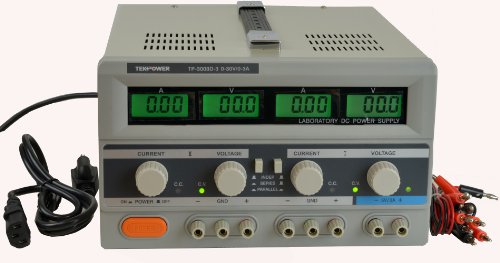 Tekpower TP3003D-3 Digital Variable Triple Outputs Linear-Type DC Power Supply, 0-30 Volts @ 0-3 Amps - Thumbnail 3