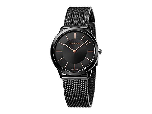 Preisvergleich Produktbild Calvin Klein Damen Analog Quarz Uhr mit Edelstahl Armband K3M22421
