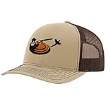 Richardson Trucker Hat Trap Shooting Sport Embroidery Polyester Baseball Cap Snapback Khaki Coffee Design Only
