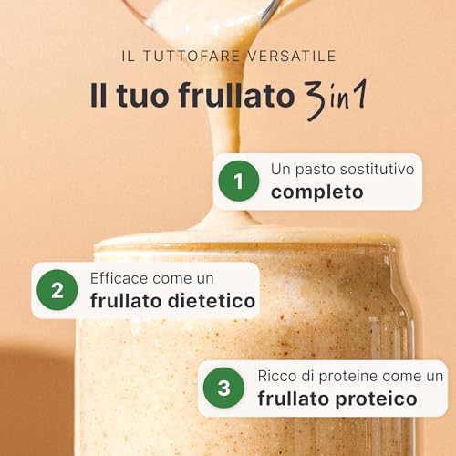 Sheko - Frullato Sostitutivo Del Pasto Vegano - 14 Frullati Per Barattolo - Alto Contenuto Proteico - Gusto Naturale - Frullato Dimagrante - Dieta (700 G), Pure) - 4