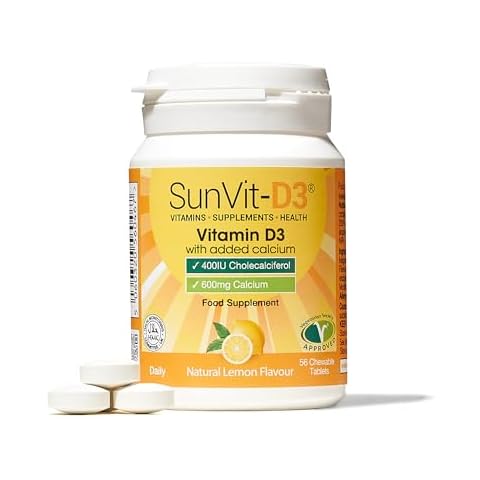 SunVit-D3 Vitamin D3 400IU with Calcium Tablets Cover