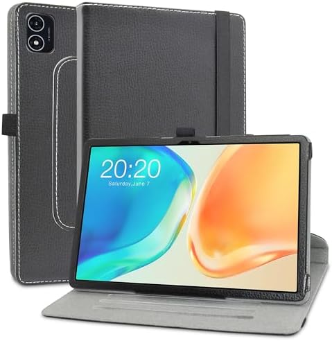 MAMA MOUTH 360° Drehbare Tablet-Hülle Für Teclast M50 Pro / M50 / M50HD - Schutzhülle Mit Ständerfunktion, Schwarz
