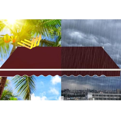 Tissu de remplacement pour auvent de terrasse 13x8ft solution contre la chaleur - 7