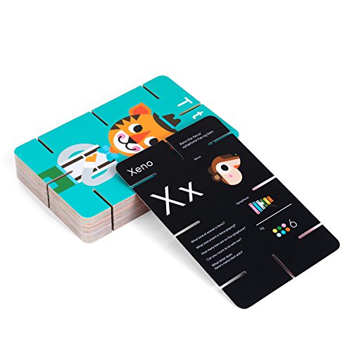 Giantsuper Construct-O-Cards: Abc Alphabet Zoo Interlocking Flash Cards - Constructible Vocabulary/Animal/Color/Shape/Letter Cards For Toddlers And Preschoolers #TOP5