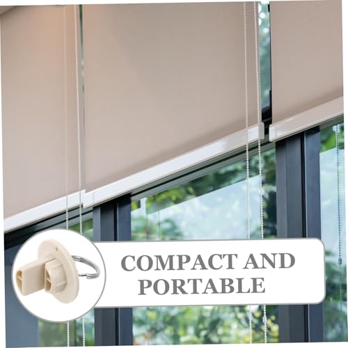 Wakauto Universal Blind End Caps 4pcs Windproof Stopper Replacement Parts for Blinds Easy Installation Enhance Your Window Treatments