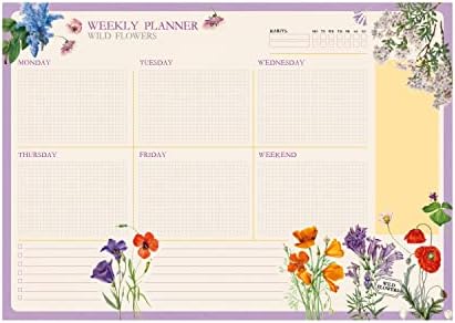 Kokonote Japanese A4 Desk Pad with Daily, Weekly and Monthly Calendar - Desktop Planner - Desktop Note Pad - 54 Undated Tear Off Sheets - 8.3 x 11.7 inches - To Do List