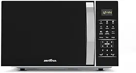 Micro-ondas Britânia 25 Litros Limpa Fácil Preto 1100w Bmo28 220v