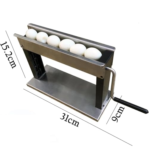 Peladora de huevos de codorniz manual de alta capacidad 15 kg/h y manguera 6