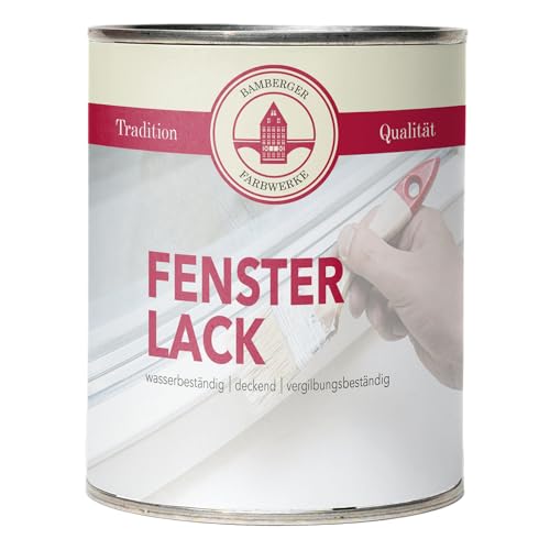 Bamberger Farbwerke Fensterlack Holzlack Möbellack Holzfarbe (für Innen- und Außen) (Taubenblau glänzend, 2,5L)