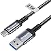Price comparison product image Dreaazhi USB C Data Cable 0.5M, USB 3.1 Gen 2 Cable 3.1A Fast Charging, 10GB Data transfer Cable USB to Type C for Samsung Note20,Galaxy S23,Samsung T7, SanDisk Extreme Portable SSD, Crucial X8, WD