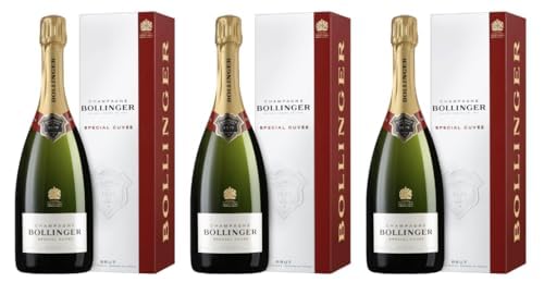 Bollinger - Champagne Spécial Cuvée Brut con estuche - Lote de 3 x 75 cl