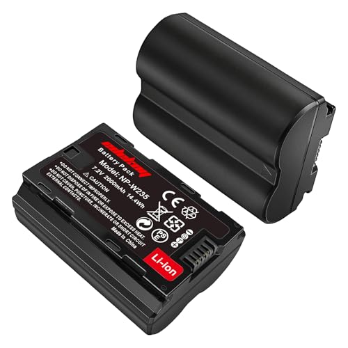 Batería NP-W235 de alta densidad 2000 mAh para cuerpos Fujifilm GFX100 II y serie X-H2