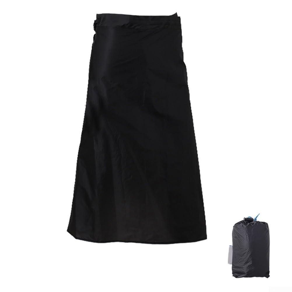 Ultraleichter Regenrock aus 15D-Nylon, wasserdicht, ideal für Camping, Wandern und Radfahrer (weiß)