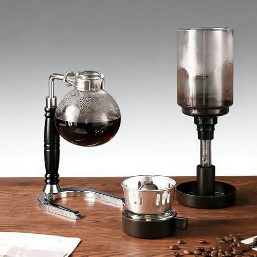 Cafetera de Sifón Manual con Quemador de Alcohol 4 tazas miniatura 4