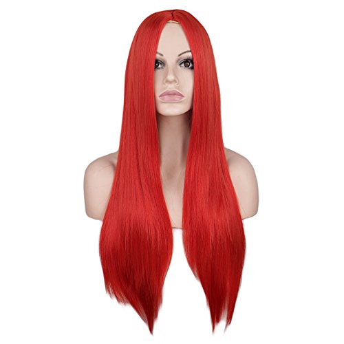 red 70 cm wig