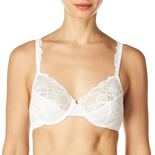 Bali womens Lace Desire Non-foam Underwire Df6543 bra, White, 36C US