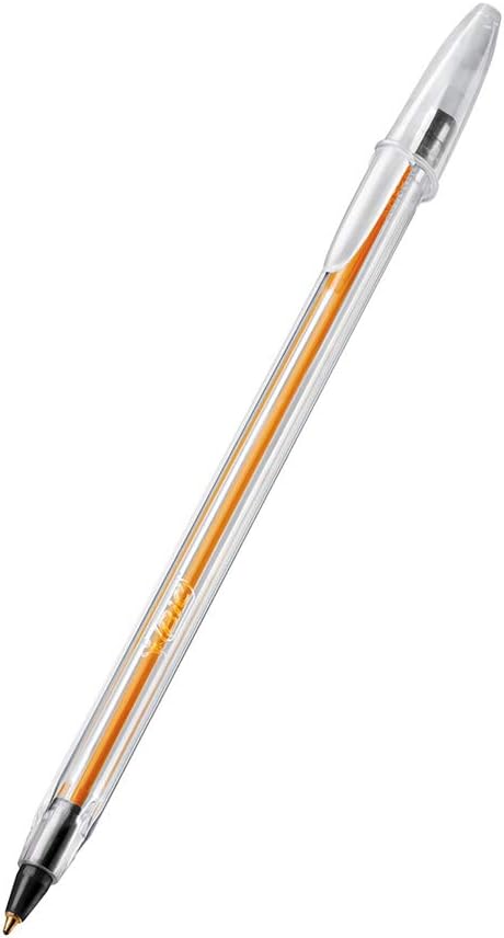 BIC Cristal Precisão -Caneta Esferográfica, Ponta Fina de 0.8mm, Pacote com 3 unidades