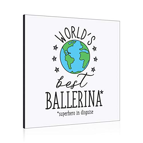 Panneau Cadre Photo Ballerine Décoration Murale Cadeau Idéal Passionnés Danse